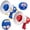 T6-Red-Blue, variant on Small Megaphone Mini Bullhorn Portable Handheld Loud Speaker with Clear Sound for Kids Cheerleading Parties Graduation Backpack Tags,Red