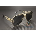 thumbnail image 3 of Versace Dark Grey Pilot Unisex Sunglasses VE2255 100287 63, 3 of 5