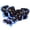 Blue, variant on Kids Ski Bindings Adjustable Knee And Elbow Guard Set For Cycling Skiing Skating And Outdoor Activities Bindings Snowboarding Men Large Carpal Tunnel for Men Tennis Elbow Finger Bands Rubber