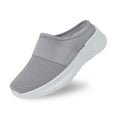 thumbnail image 3 of CAIXAI Walking Shoes Women Wide Walking Shoes for Women Lightweight Mesh Knitted Woven Sneakers Women Non- Sole Arch Support Mary Jane Shoes Hands-Free Sock Shoe, 3 of 8