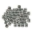 thumbnail image 2 of 100 anillos de aluminio para pata de paloma de carreras de aves, numerados de forma diferente, 2022 blanco, 2 of 8