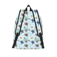 thumbnail image 2 of Lsque Turtle Pattern Canvas Daypack, Durable Backpack, High-quality Versatile Backpack,Vintage Compact Backpack-Small, 2 of 6