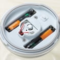 thumbnail image 2 of Cateissary Taza mezcladora eléctrica de vidrio con capacidad de apertura de boca ancha, opciones disponibles, botella exprimible sin BPA Teteras azul iridiscente, 2 of 6