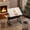 with 2 Drawers - white, variant on Adjustable Drawing Table with Stool, 2 Drawer Drafting Desk for Artists, Tiltable Tabletop for Home Office, School & Studio, Wooden Architect Desk, White
