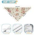 thumbnail image 6 of Dog Bandana 2 Pack,Pioneer Flower Floral Print Pattern Bandanas for Dogs,Cat Bandana,Small/ Large Dog Bandana 2 Size,Dog Bandanas Girl Boy, 6 of 6