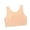 j18-Beige, variant on LIIPEE Girls Underwear Kids Cute Solid Color Scoop Neck Racerback Sports Bras Casual Lightweight Soft Comfortable Breathable Seamless Training Bra,9-13 Years