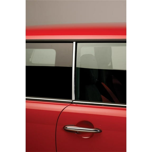 Putco 402026 Stainless Steel Door Pillar Post Trim Set Fits select: 2013 MINI COOPER ROADSTER, 2007-2012 MINI COOPER