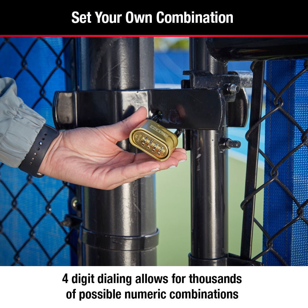 (4 pack) Master Lock 2in (51mm) Wide Set Your Own Combination Solid Body Padlock