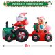 thumbnail image 3 of Decoración inflable navideña DeeKom 6 pies con Papá Noel y Renos en tractor, 3 of 6
