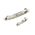 thumbnail image 3 of 20 Pieces Metal Blank French Barrette Hair Clips Jewelry Findings For Accessories 8cm, 3 of 8