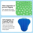 thumbnail image 5 of 10 Pack Blue Urinal Screens Deodorizer Urinal Mats Pads Anti Splash Long-Lasting Freshness Used for Bathrooms Restaurants Bars Schools Offices Restrooms, 5 of 8
