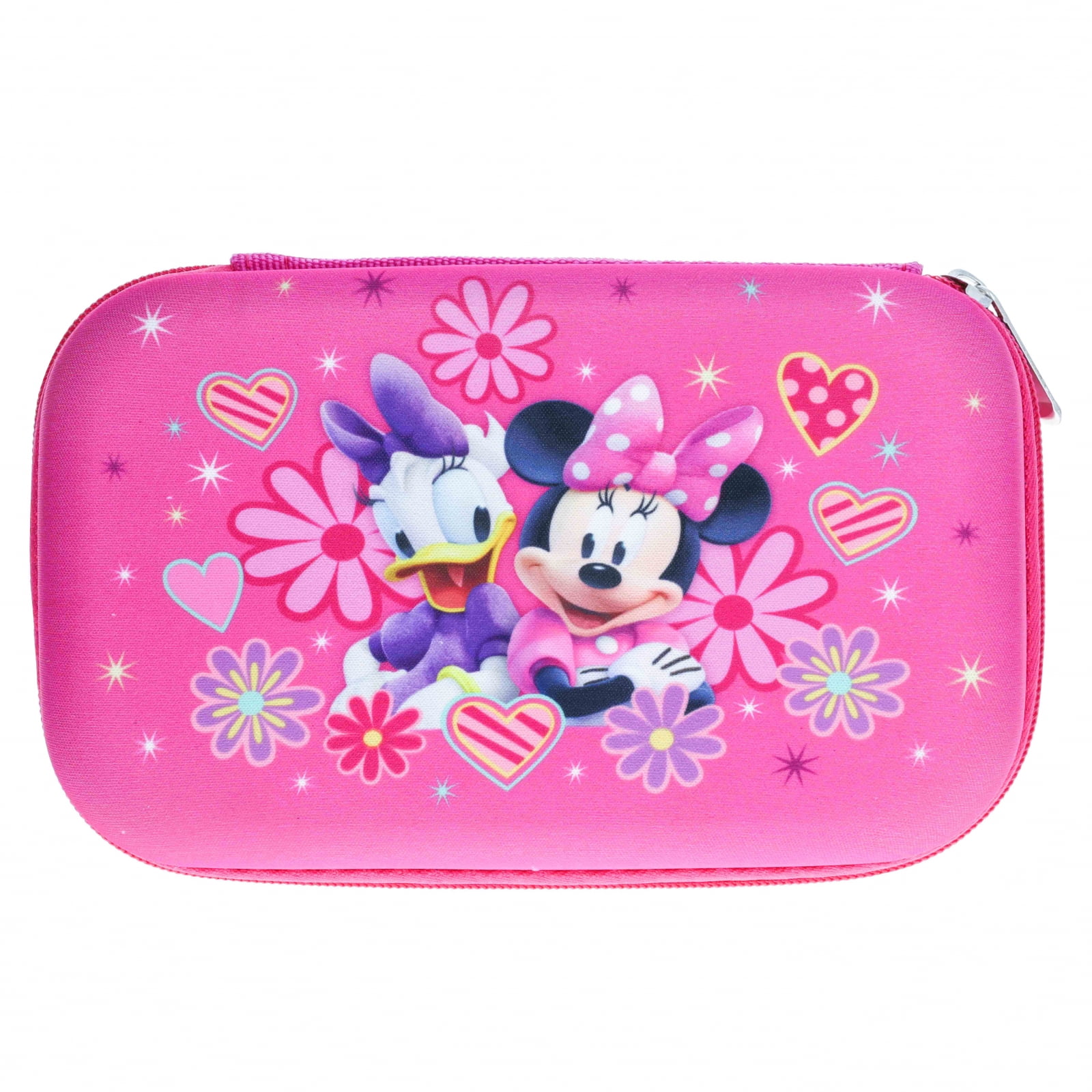 New DISNEY'S MINNIE MOUSE SCREW TOP PENCIL CASE WITH CRAYONS 