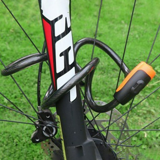 Antivol Vélo Câble Vascer – 4 Pieds, Tressé, Robuste – Gris Foncé