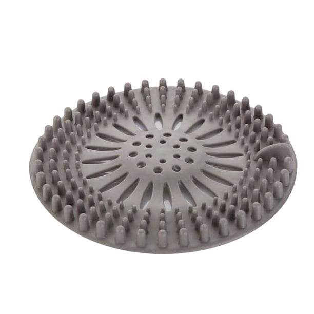 Kearding Filtro cuadrado para fregadero de baño, desagüe para suelo de ducha, recogedor de pelo para baño, colador antiobstrucción, cubierta de Juegos de accesorios de baño Gris Kearding HA064681-03B