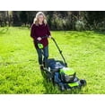 thumbnail image 4 of Greenworks 40V 20" Cordless Battery Push Lawn Mower 3PC Combo Kit w/ (1) 5.0Ah Battery, (1) 2.0Ah Battery & (2) Chargers, 4 of 12