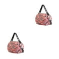 thumbnail image 4 of maskred Space-saving Foldable Storage Bags Items Organized On Go Polyester Shopping Bag For Travel Beach Bag Handbag Waterproof pink camouflage 2Set, 4 of 6