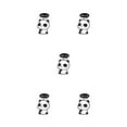 thumbnail image 2 of Guardoinrt Durable Wall Decals For Easy And Decoration Solutions Wide Application 006 5Set, 2 of 6