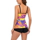thumbnail image 4 of Augper Fashion Women Casual Sling Sexy Printing Split Two Piece Swimsuit Beachwear Swimdress, 4 of 7