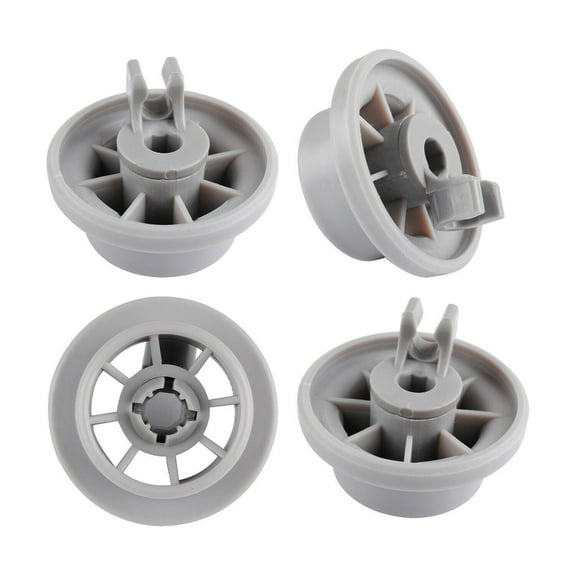 4pcs Dishwasher Wheels Lower Rack Replacement Wheels Dishwasher Parts Compatible with Neff 165314