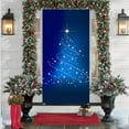 thumbnail image 6 of Darzheoy Christmas Door Curtain with Snowman and Santa Print Hanging Cloth Decor for Indoor Party Background, 6 of 6