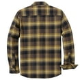 thumbnail image 3 of Dubinik® Mens Flannel Shirts Long Sleeve Button Down Casual Work Plaid Shirt Men All Cotton Soft with Pocket Regular Fit, 3 of 7