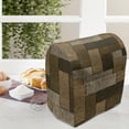 thumbnail image 3 of Chocolate Stand Mixer Cover, Parquet Pattern in Wooden Style Geometric Design in Nature Inspired Art, Kitchen Appliance Organizer Bag Cover with Pockets, 5 Quarts, Beige Pale Brown, by Ambesonne, 3 of 4