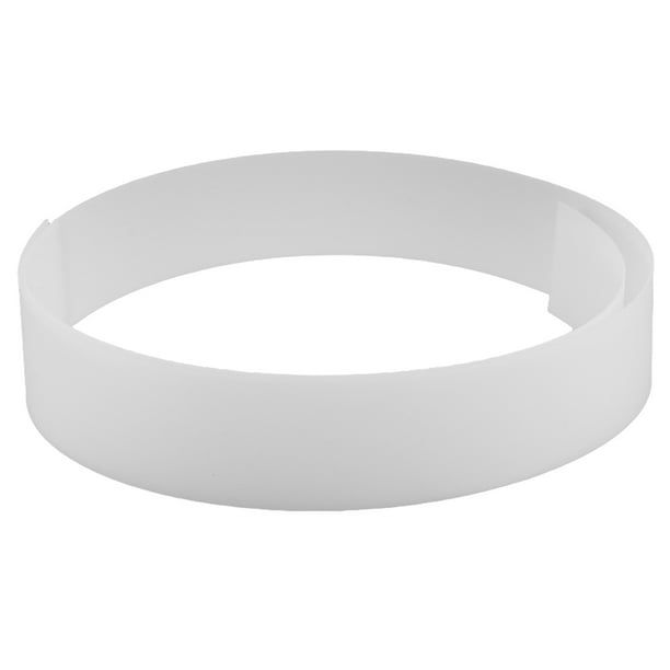 Lámina difusora de luz LED acrílica para armario, pantallas de lámpara LED para barra, panel difusor de luz suave para lámparas colgantes de canal, tira retroiluminada de 1,5 mm - 1220 x 40 mm