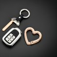 thumbnail image 1 of SHOWERORO 4Pcs Heart Carabiner Keychain Clips Made from Sturdy Zinc Alloy with Easy Open Spring Hook, 1 of 6
