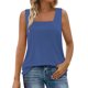 thumbnail image 3 of Camisetas de talla grande,Blusa estampada de manga 3/4 para mujer, jersey de poliéster, camisa informal de cuello redondo para uso diario, sopatenor, 3 of 8