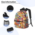 thumbnail image 4 of Daiia Boho Cute Owls School Backpack for Men Women, Unisex Large Waterproof Bookbag Schoolbag Casual Daypack for High School/College/Teens/Travel/Work Black, 4 of 8