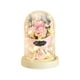 thumbnail image 1 of Ramos de flores de jabón con aroma floral, hermosos y románticos para el hogar, flores en cúpula de cristal. Rosa, 1 of 9