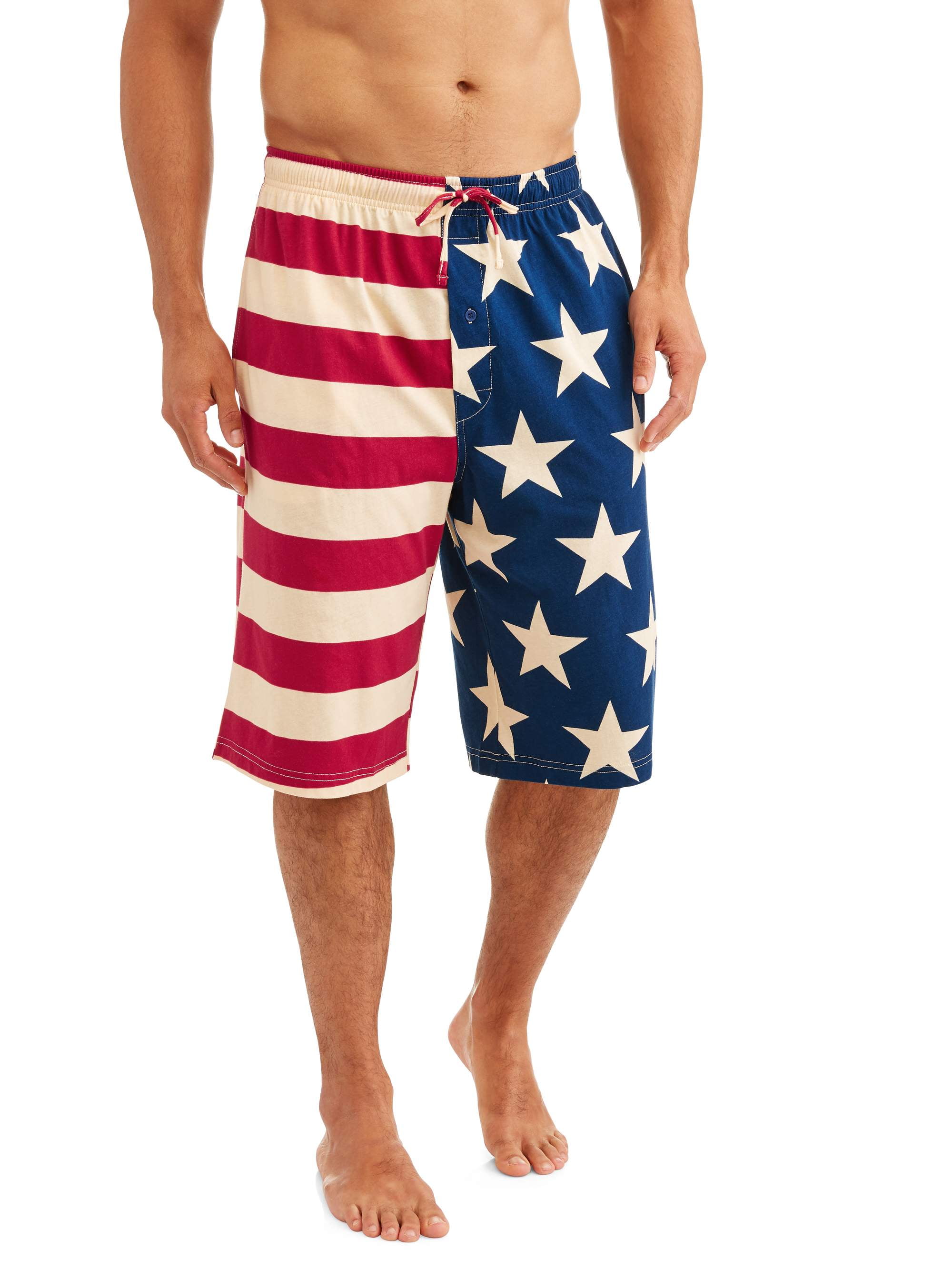 Americana Men's Vintage American Flag Sleep Jam Short - Walmart.com