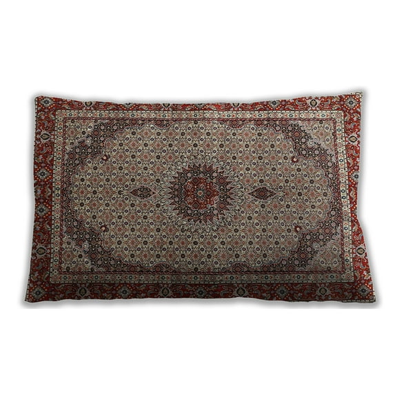 Ahgly Company Indoor Rectangular Traditional Lumbar Throw Pillow, 13 inch by 19 inch