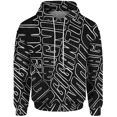 thumbnail image 5 of Ropa para hombre con estampado de letras personalizado, moderna y versátil, con capucha, sudadera deportiva de ocio para hombre, cómoda y elegante, 5 of 5