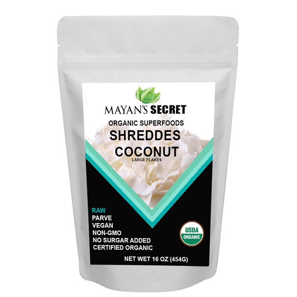 USDA Certified Organic Large Coconut Flakes Unsweetened 1 Lb Walmart