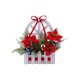 thumbnail image 2 of Adornos navideños, regalos navideños, adornos de escritorio con estilo rústico navideño, insertos de ramas de lino y bayas, adornos para mostrador de muebles. Injerto de patio., 2 of 6
