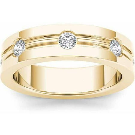Imperial 1/2 Carat T.W. Diamond Men's 14kt Yellow Gold Wedding Band