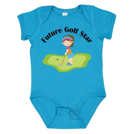 

Inktastic Future Golf Star Girls Golfing Gift Baby Girl Bodysuit