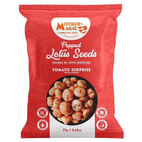 MM Popped Lotus Seeds -Tomato Surprise 75G