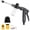 spray nozzle plus foam pot, variant on Pressure Washer Compatible with All Garden Hoses, 3 Spray Modes, 360° Adjustable Spray, Lock-On Trigger Reduces Fatigue, Durable Stainless Steel for Cars & Patios