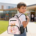 thumbnail image 3 of KUIFORTI Blossom Dog Toddler Backpack Kids School Bag with Side Pockets Adjustable Straps Breathable for Preschool Kindergarten Back to School Supplies Gifts, 3 of 7