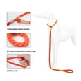 thumbnail image 3 of Dog Traction Rope, Cotton Rope Round Rope Tear Resistant Comfortable Long Dog Leash Lightweight Adjustable  for Walking Grey,Dark Green,Orange Red, 3 of 7