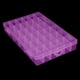 thumbnail image 1 of Caja de almacenamiento de plástico con 36 compartimentos ajustable, caja para pendientes de joyería (rosa), 1 of 6