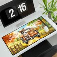 thumbnail image 3 of Hello Fall Autumn Wreath Rat Terrier Pumpkins Pickup Truck Desk Mat Full Keyboard Mouse Pad Ratty Dog Lover Large Mousepad - 13011, 3 of 5