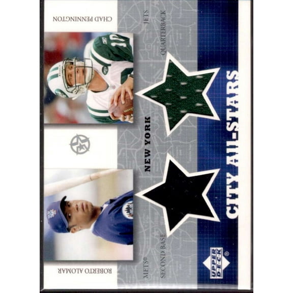 Roberto Alomar/Pennington 2002-03 UD SuperStars City All-Star Dual Jersey #RACP