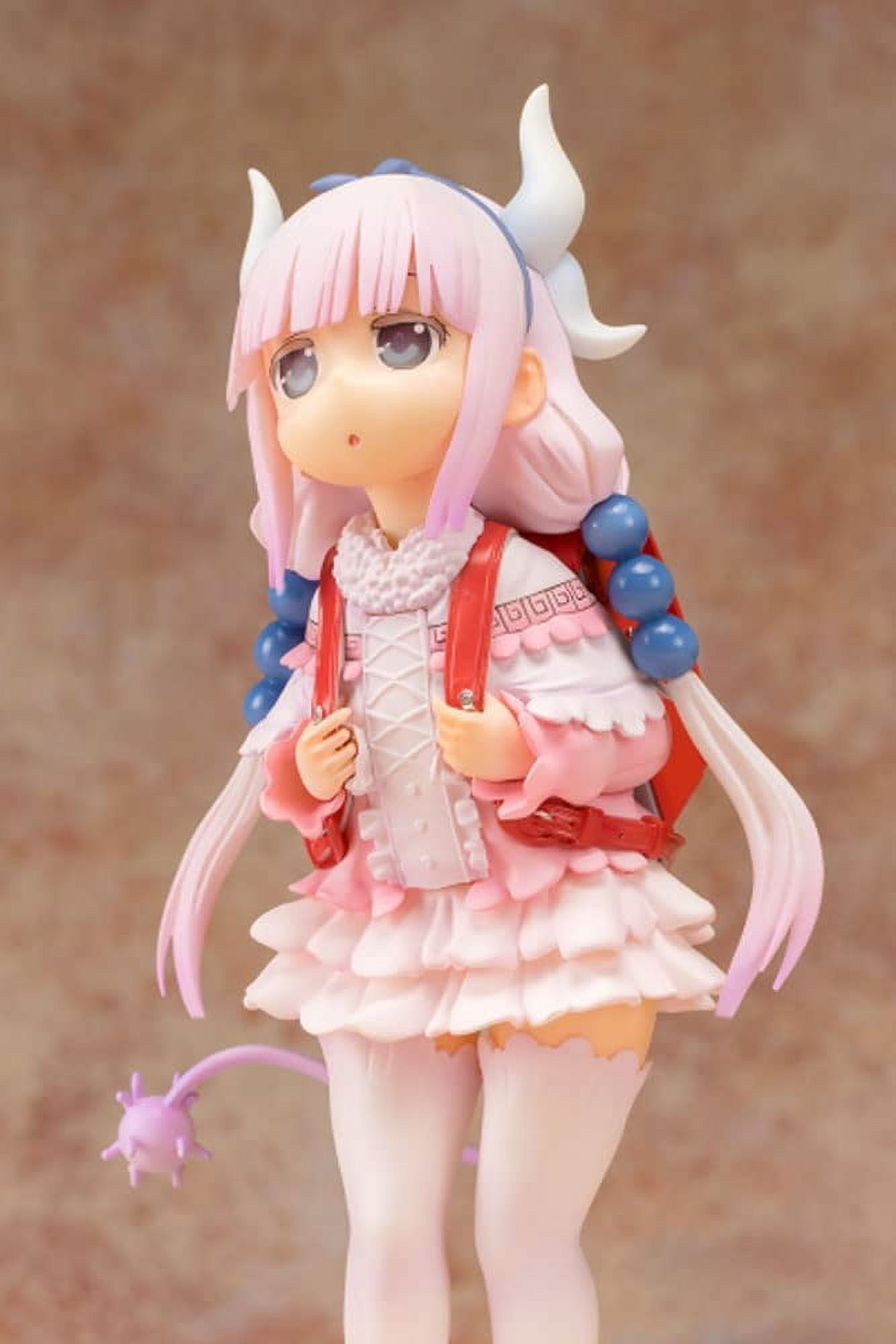 New Miss Kobayashi's Dragon Maid Kanna Kamui 1:6 Scale Character Anime Statue Figure Desktop Ornament Popular Decorations Fan Souvenirs Creative Gift Collection 16cm/6.2inch
