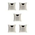 thumbnail image 2 of maskred Soft And Durable Throw Pillows Covers Are Easy To Clean And Fit Home Decoration W0134-4 5Set, 2 of 6