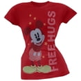 thumbnail image 1 of Mickey Mouse - Free Hugs Red Juniors T-Shirt, 1 of 1
