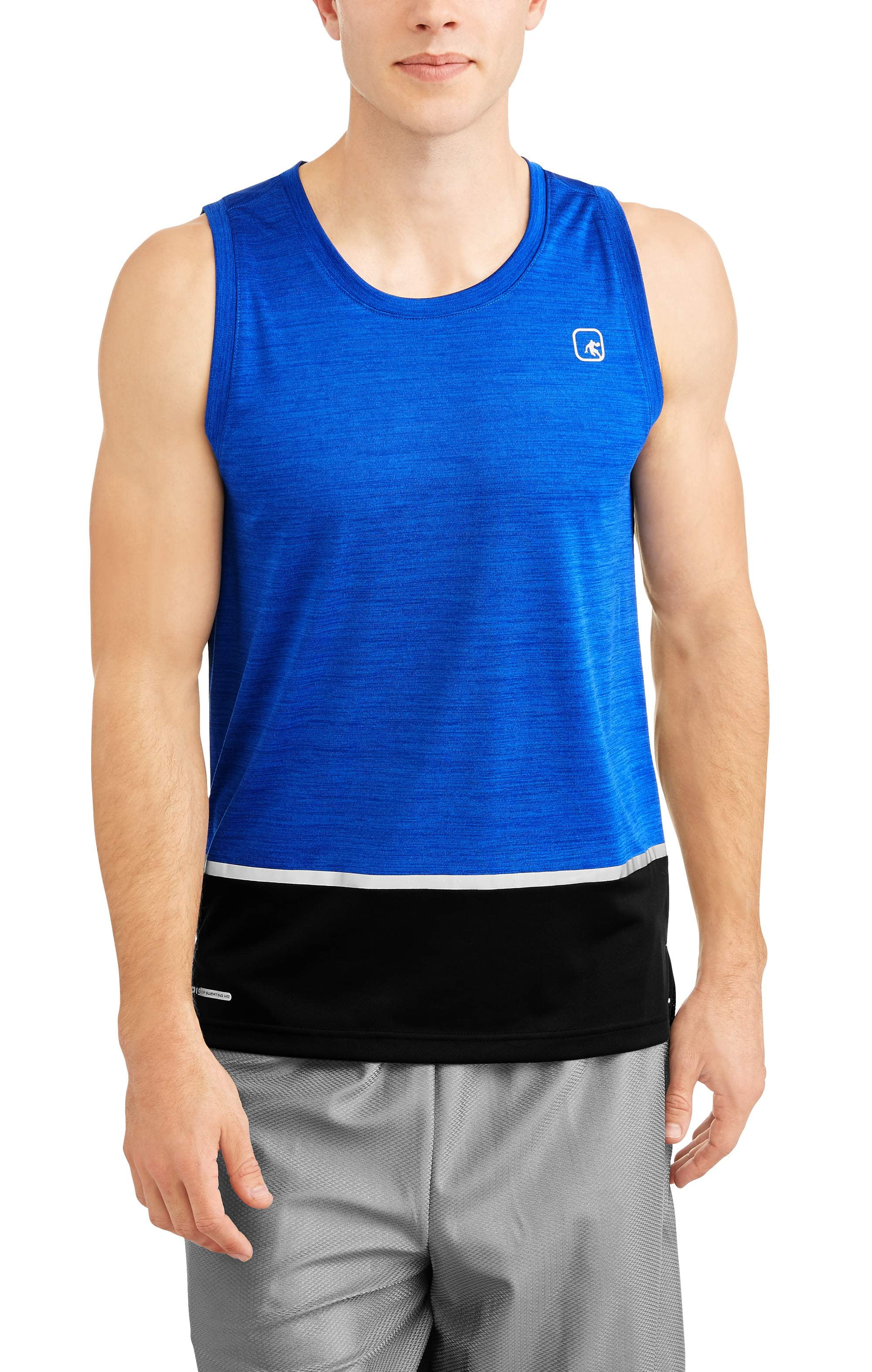 Men's Half-Court Performance Workout Tank Top Activewear Shirt ...