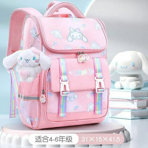 Sanrio Children's Schoolbag Primary School Student Large Capacity Lightweight Super Light Spine Protection Cinnamoroll Girls